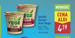 ALDI Deser na kremie kokosowym czekolada z wiśniami Bakoma ave vege oferta