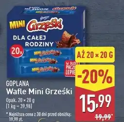 ALDI Wafelek kakaowy Grześki mini oferta