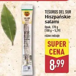 ALDI Salami fuet TESOROS DEL SUR oferta