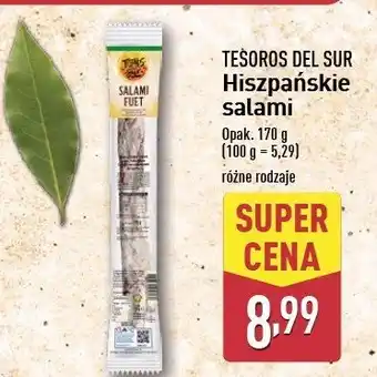 ALDI Salami fuet TESOROS DEL SUR oferta