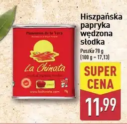 ALDI Papryka wędzona słodka LA CHINATA oferta