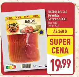 ALDI Szynka serrano TESOROS DEL SUR oferta