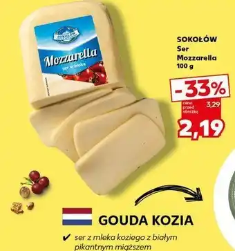 Kaufland Ser mozzarella Sokołów oferta
