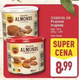 ALDI Migdały prażone miód i sól TESOROS DEL SUR oferta