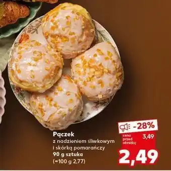 Kaufland Pączek ze śliwkami i skórką pomarańczową oferta