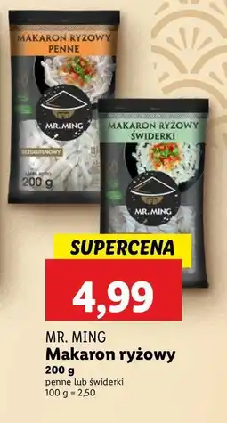 Lidl Makaron ryżowy nitka Mr. ming oferta