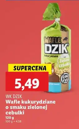 Lidl Wafle kukurydziane zielona cebulka Dzik oferta