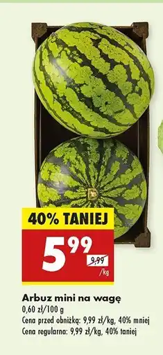 Biedronka Arbuz mini oferta
