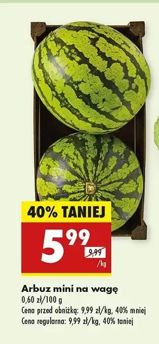 Biedronka Arbuz mini oferta