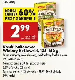 Biedronka Rosół królewski kostka mięsna Winiary oferta
