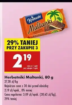Biedronka Herbatniki Krakuski maltanki Krakuski bahlsen oferta