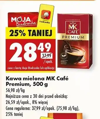 Biedronka Kawa Mk cafe premium oferta