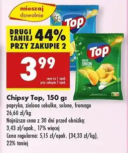Biedronka Chipsy fromage Top chips Top (biedronka) oferta
