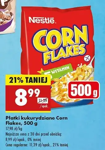 Biedronka Płatki śniadaniowe Nestle corn flakes Corn flakes (nestle) oferta