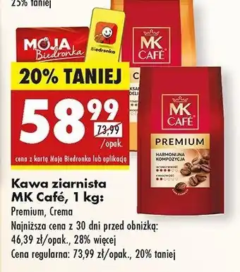 Biedronka Kawa Mk cafe oferta