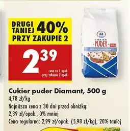 Biedronka Cukier puder Diamant Diamant polska oferta