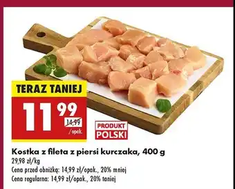 Biedronka Kostka z fileta z piersi kurczaka oferta
