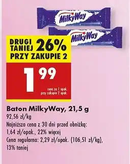 Biedronka Baton Milky way oferta