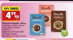 Biedronka Granola z białą czekoladą i truskawkami Vitanella oferta