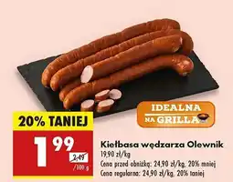 Biedronka Kiełbasa wędzarza Olewnik oferta