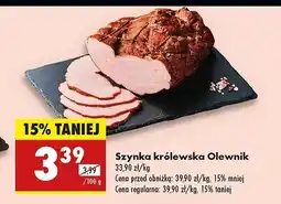 Biedronka Szynka królewska Olewnik oferta