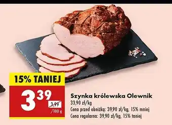 Biedronka Szynka królewska Olewnik oferta