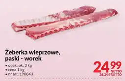 Makro Żeberka wieprzowe, paski - worek Makro oferta