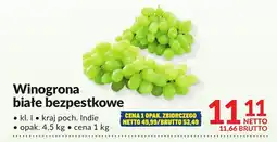 Makro Winogrona białe bezpestkowe Makro oferta