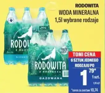 TomiMarkt Rodowita woda mineralna oferta