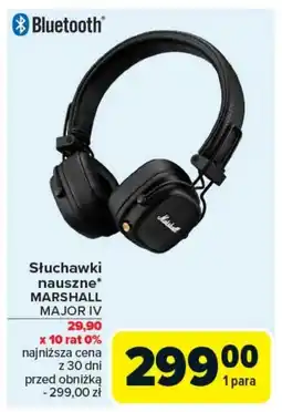 Carrefour Market Słuchawki bluetooth Marshall oferta