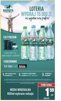 TomiMarkt Woda mineralna oferta