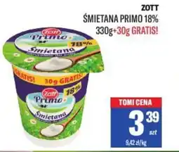 TomiMarkt Zott śmietana primo 18% oferta