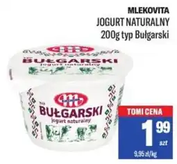 TomiMarkt Mlekovita jogurt naturalny typ Bułgarski oferta