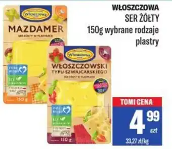 TomiMarkt Włoszczowa ser żółty oferta