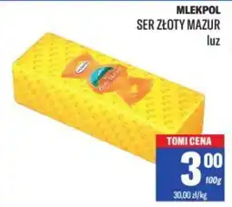 TomiMarkt Mlekpol ser złoty mazur oferta
