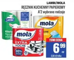 TomiMarkt Lambi/mola ręcznik kuchenny papierowy oferta