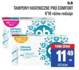 TomiMarkt O.b tampony higieniczne pro comfort a'16 oferta
