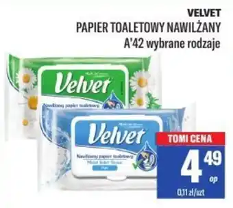 TomiMarkt Velvet papier toaletowy nawilżany a'42 oferta