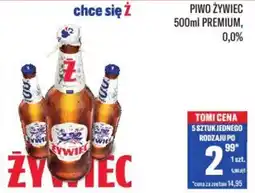 TomiMarkt Piwo żywiec premium, 0,0% oferta