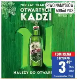 TomiMarkt Piwo namysłów pils oferta