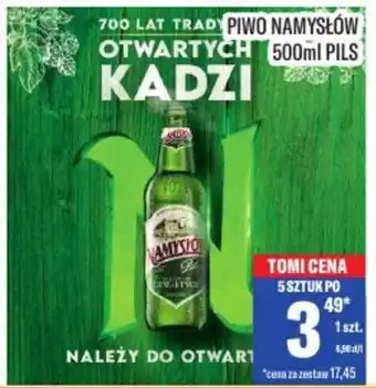 TomiMarkt Piwo namysłów pils oferta