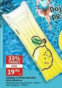 Auchan Materac cytrynka 183 x 69 cm Bestway oferta