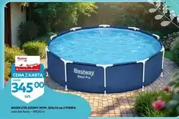 Auchan Basen stelażowy wym. 305 x 76 cm z pompą Bestway oferta