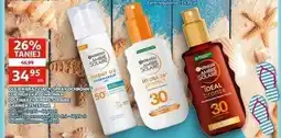 Auchan Olejek do opalania ideal bronze spf 30 Garnier Ambre Solaire oferta