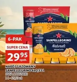 Auchan Napój aranciata rossa San Pellegrino oferta