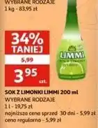 Auchan Sok z limonki Limmi oferta