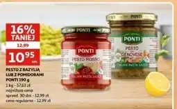 Auchan Pesto z bazylią Ponti oferta