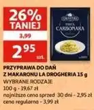 Auchan Przyprawa pasta carbonara La Drogheria oferta