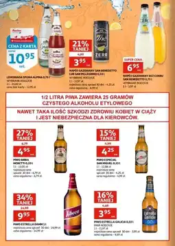 Auchan Napój allegra zero San Benedetto oferta