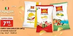 Auchan Chipsy paprykowe San Carlo Piu Gusto oferta